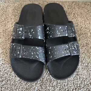 Stylish Black and Gray Women's Sandals